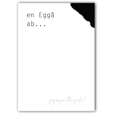 Postkarte en Eggä ab  │ Art.Nr. 112